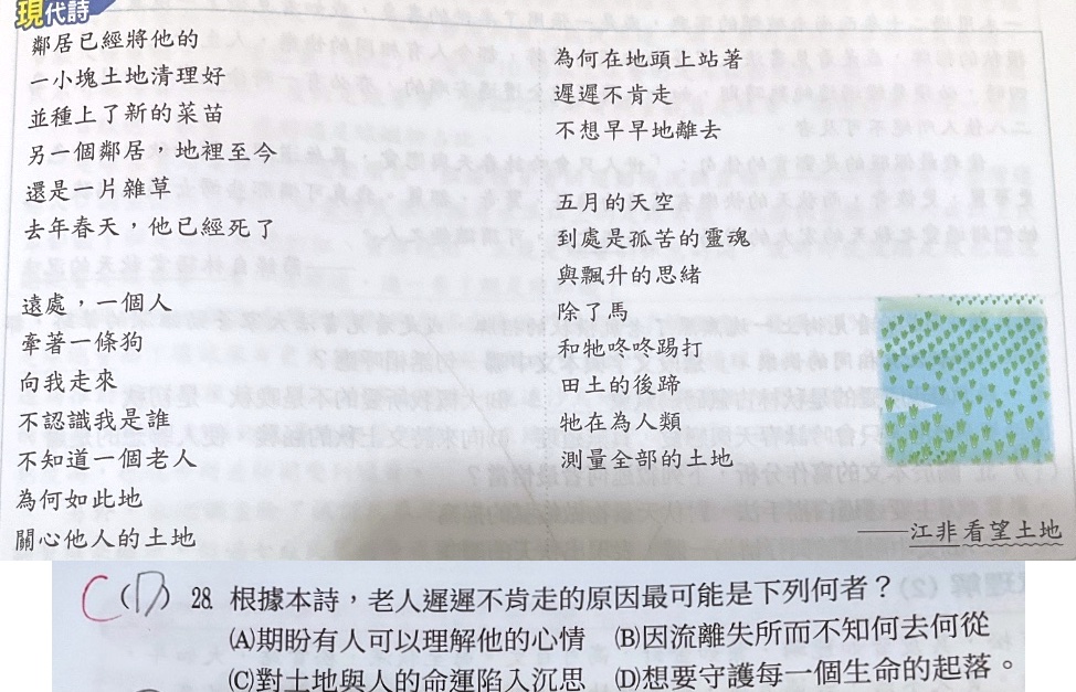 原始作答