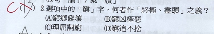 原始作答