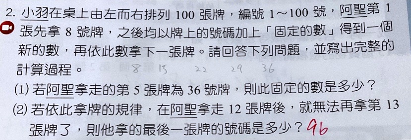 原始作答