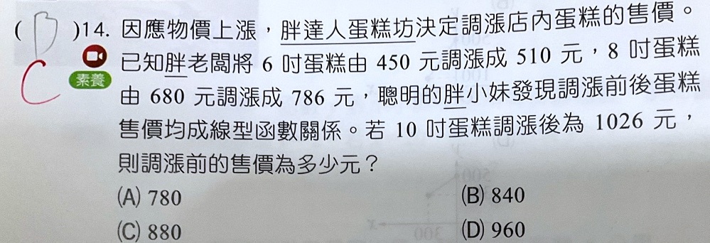 原始作答