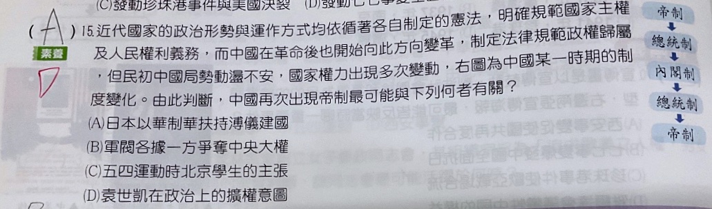 原始作答