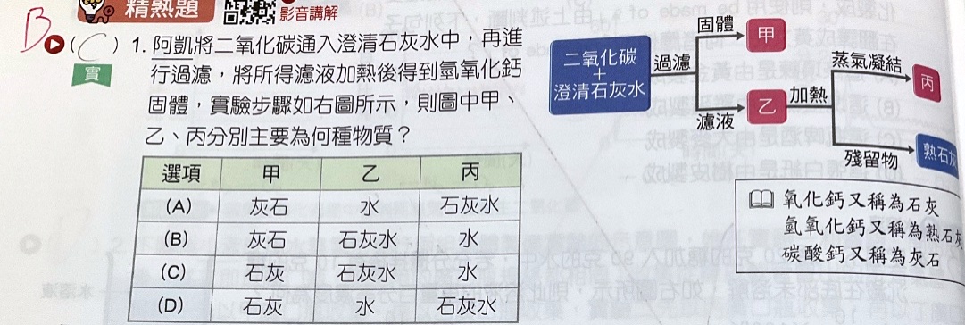 原始作答