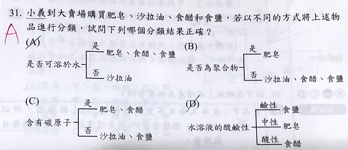 原始作答