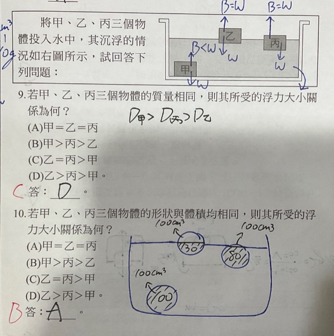 原始作答