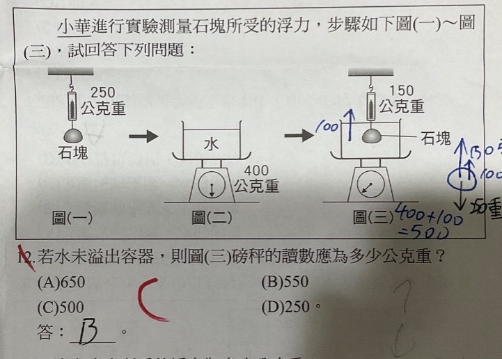 原始作答