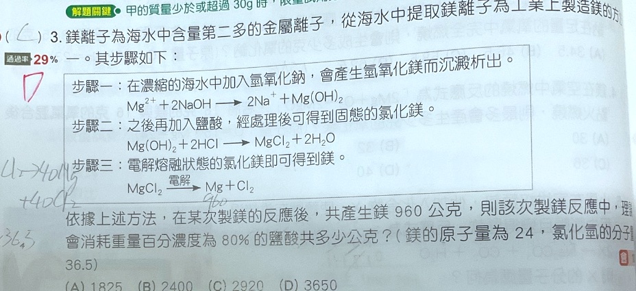 原始作答