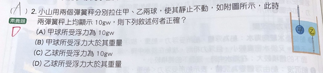 原始作答