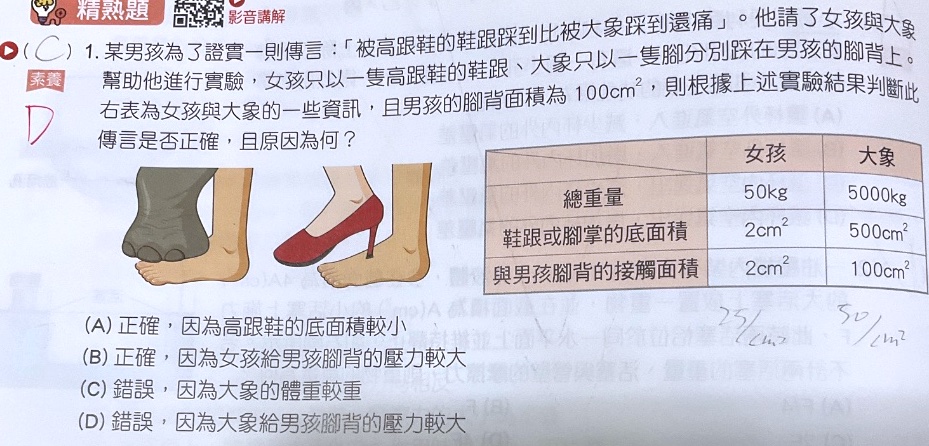 原始作答